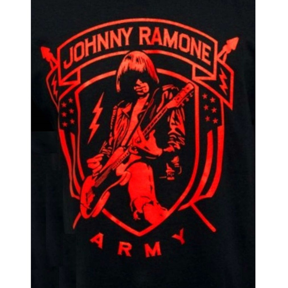 Johnny Ramone Army Ramones punk T-Shirt M L NWT - Picture 2 of 2